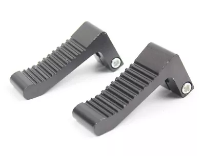 Black Aluminium Footpegs 43CC 47cc 49CC MINI Pocket Dirt Bike Foot Pegs 2 Stroke • $11.27