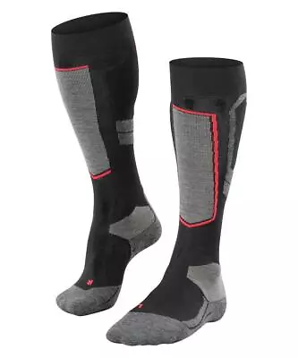 Falke SK4 Wool Womens Ski Socks Black-Mix • £23.55