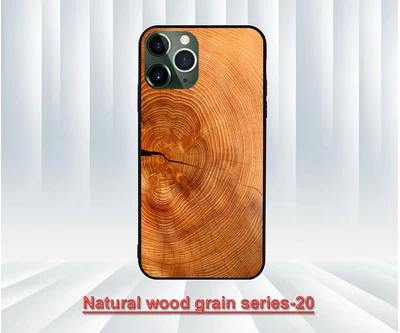 $13.50 • Buy For Samsung Galaxy S8/S8+/S9/S9+ Personalized Case Wood Grain Signature Cover