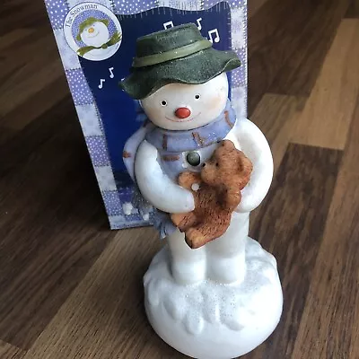 2003 Christmas International Raymond Briggs The Snowman Musical Figure Wind-up • £16