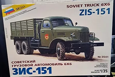 Zvezda #3541 Soviet Truck 6X6  ZIS-151 (1/35) Plastic Model Kit 3541  • $20