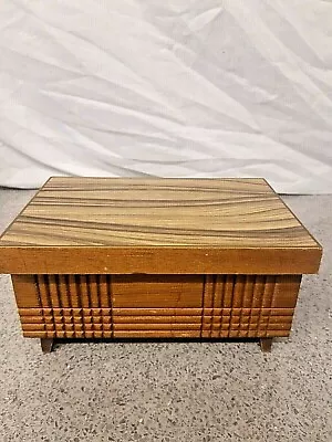 £16.99 • Buy Vintage Wooden Musical Jewellery Box Working