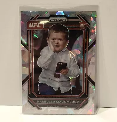 2023 Panini Prizm Hasbulla Magomedov UFC RC Silver Cracked Ice Prizm Card # 200 • $25