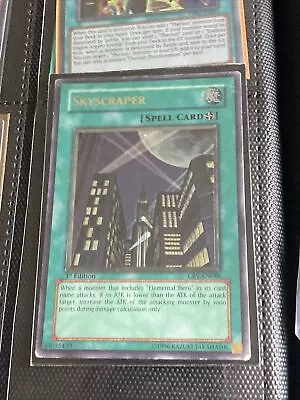 Yugioh! Skyscraper CRV-EN048 Ultimate Rare 1st Edition (MP) • £75