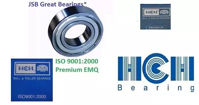 (Qty. 2) 6202-5/8-ZZ Premium HCH Metal Shields 5/8 ID Bearing 6202-10-ZZ • $6.05