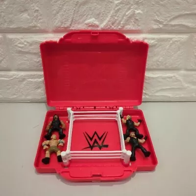 £9.99 • Buy WWE Mattel Mighty Minis Portable Ring Playset Wrestling 4 Figures Toy 