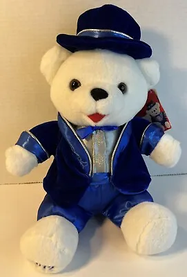 2012 Mini Snowflake Teddy Bear 13  Formal Groom Plush Stuffed Animal  • $8.99