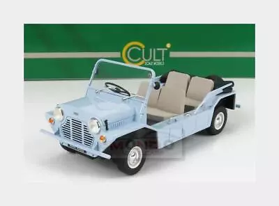 1:18 CULT SCALE MODELS Austin Mini Moke 1965 Blue CML109-2 Model • $130.96