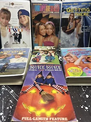 Lot Of Original Mary Kate And Ashley VHS Movies • $16.50