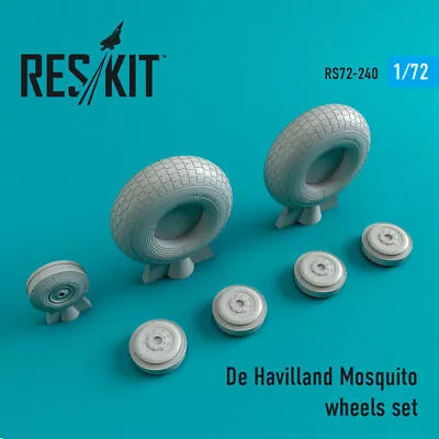 Reskit RS72-0240 Wheels Set For Model De Havilland Mosquito 1:72 Scale Detail • $8.98