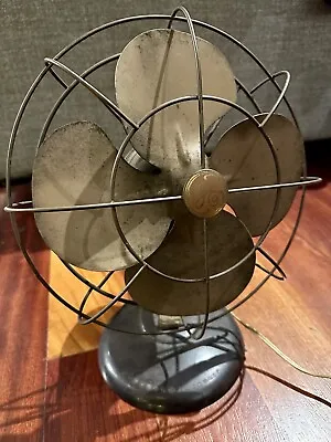 Antique Vintage GE General Electric Corded Electric Desk Fan Tested & Working • $79.99