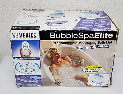 New Homedics Bubble Spa Elite Programmable Massaging Bath Mat BMAT-5 W/ Remote • $187.19