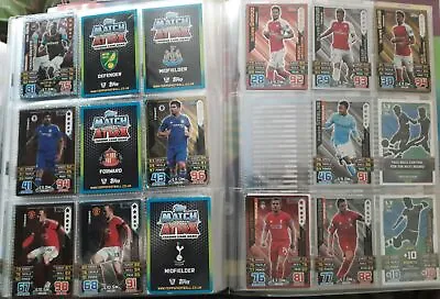 £29.99 • Buy Match Attax 2015 2016 Largely Complete Folder With Foils 100 Clubs Limiteds