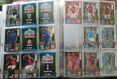 Match Attax 2015 2016 Largely Complete Folder With Foils 100 Clubs Limiteds • £29.99