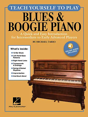 £14.15 • Buy Teach Yourself To Play Blues & Boogie Piano Michael Tarro Piano  Book And Audio