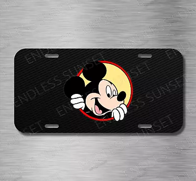 Mickey Mouse Cartoon Character Walt Disney License Plate Front Auto Tag • $16.99