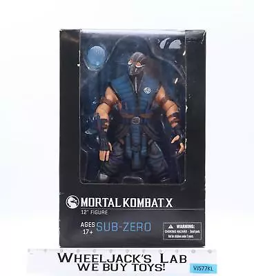Sub-Zero 100% Complete Mortal Kombat X 2015 Mezco Toys 12  Action Figure • $80