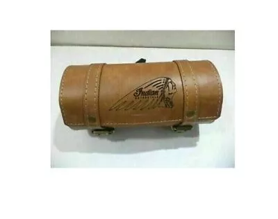 New Pure Leather Tool Bag For Engraved Indian Chief Motorcycle In Tan Color • $102.22
