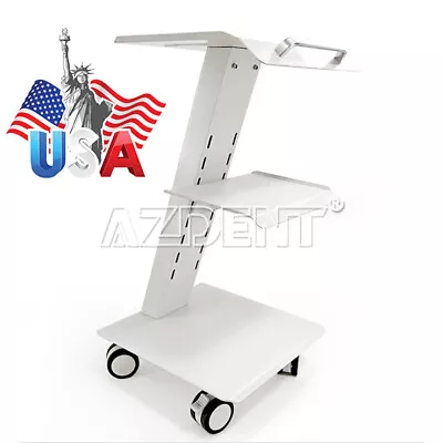 Dental Medical Trolley Cart Mobile Steel Cart Trolley Equipment Double Castors • $183.99