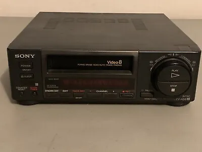 Sony EV-A50 Video8 8mm VCR Editing Player FOR PARTS OR REPAIR NO POWER • $99.99