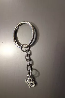 Silver 18 Keyring Bag Tag Charm 18th Birthday  • £1.49