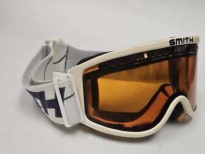 Smith Snow Ski Goggles White Orange Lens AS IS • $4.99