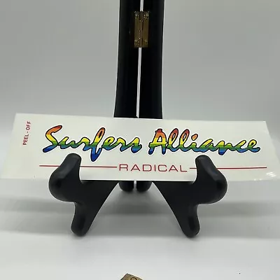 Vintage Sticker Surfers Alliance Radical Colorful  Sticker Decal • $19.99