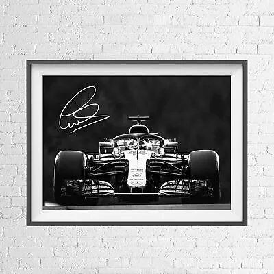 $16.95 • Buy Formula 1 - Hamilton Mercedes F1 Racing Car Poster Picture Print - Size A5 To A0