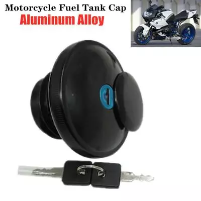 35MM Universal Modified Motorcycle Dirt Bike Fuel Gas Tank Cap Cover W/Lock Set • $38.99