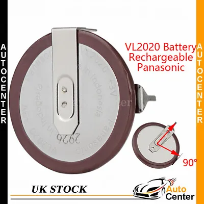 Panasonic VL2020 Replacement Battery For BMW 1 Series 118 Car Diamond Key Fob 90 • £6.98