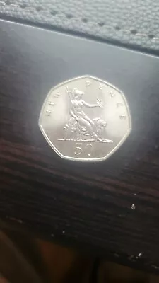 1969 UK England Queen Elizabeth II 50 Fifty New Pence Coin • $15