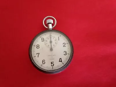 Brenet Meylan No.5 Pocket Stop Watch Vintage With Case • $45