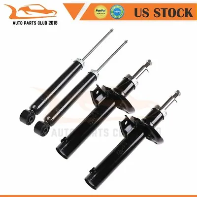 Front Rear Full Set Of 4 Shocks Struts For Vw CC Golf GTI Jetta Passat Rabbit • $88.79