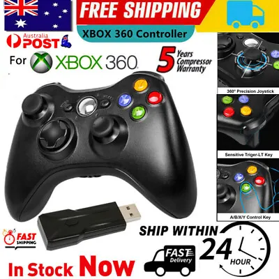 $32.99 • Buy 2.4G Wireless Game Controller Gamepad For Microsoft XBOX 360 Windows PC Console