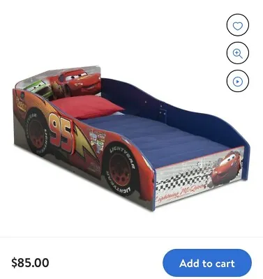 Delta Kids Bed Toddler McQueen Disney Pixar Cars Furniture For Children Bedroom • $55