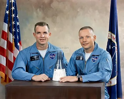Neil Armstrong And Dave Scott Gemini 8 Astronauts - 8x10 Nasa Photo (zz-577) • $8.87