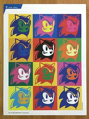 $14.99 • Buy 2004 Sonic The Hedgehog Andy Warhol Style! Vintage Print Ad/Poster Official Art