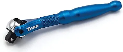 Titan Tools 11316 1/4-Inch Drive X 4-Inch 90-Tooth Swivel Head Micro Ratchet • $19.09