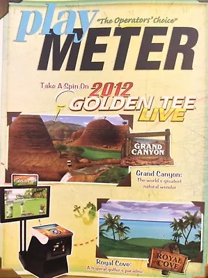 Play Meter Magazine Golden Tee Live Grand Canyon September 2011 012518nonrh • $9.74