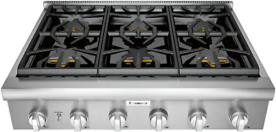 Thermador Professional Series PCG366W 36  Gas Rangetop Full Warranty Pictures • $3799