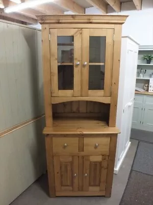 Solid Pine 2 Door Display Dresser Bespoke Sizes And Colours Available • £695