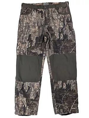 Drake Waterfowl MST Under Wader Pants Mens L Realtree Timber Camo Fleece Lined • $55.99