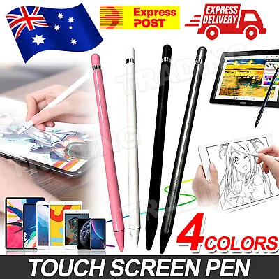 $5.95 • Buy Capacitive Touch Screen Pen Drawing Stylus For IPad Android Tablet Universal AU