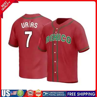 New Mexico JULIO URIAS World Baseball Classic 2023 Jersey Stitched Red • $34.67