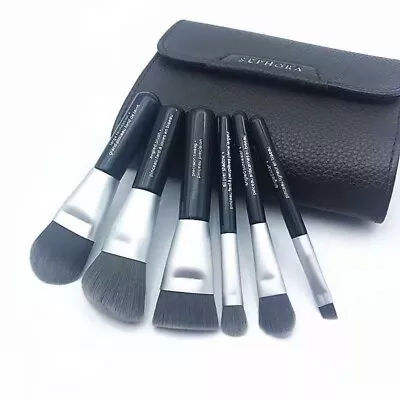 SEPHORA COLLECTION Deluxe Charcoal Antibacterial Brush Set Mini NWT Authentic • $18