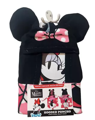 Disney Minnie Mouse Hooded Poncho Towel For Kids 23.6  X 47.2  NWT • $14.99