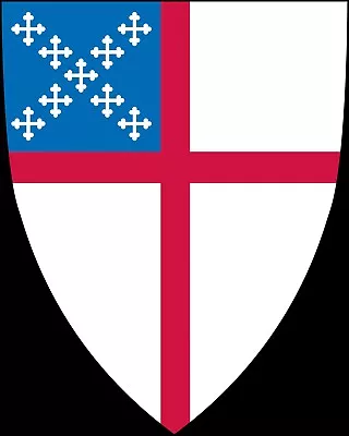 Episcopal Shield Magnet Bumper Sticker • $7.49