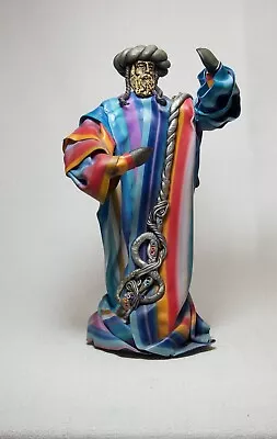 Vintage Folk Art Moses Bezale Ten 10 Commandments Figure Sculpture Signed! • $22