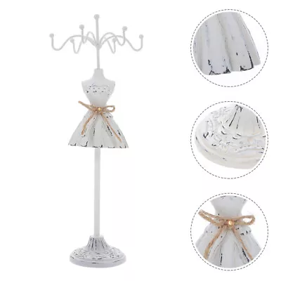 £11.92 • Buy Metal Holder Earring Tree Stand Mannequin Jewelry Stand Ring Holder Miss