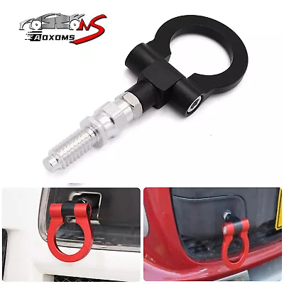 Black CNC Track Racing Metal Tow Hook For BMW 325i 328i 330i 335i E90 E46 X5 X6 • $18.77